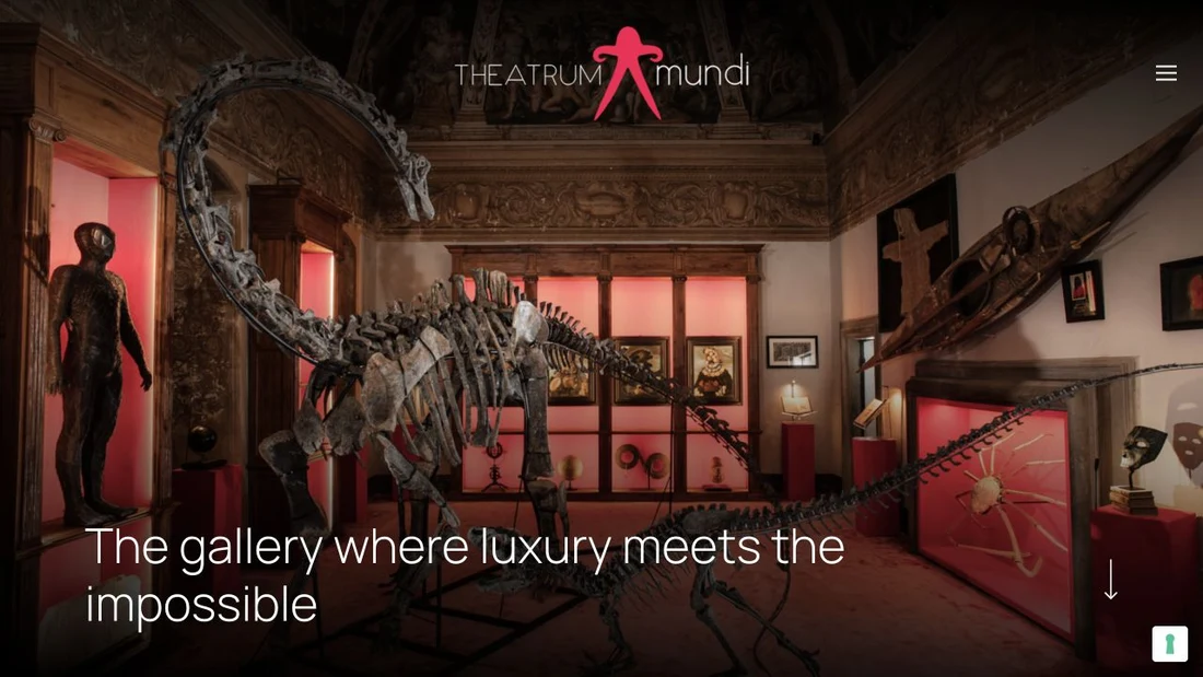 Anteprima desktop del sito Theatrum Mundi